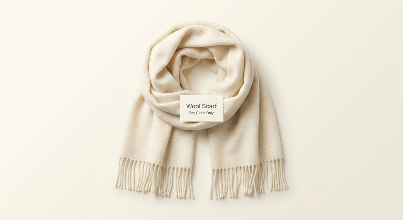 Mulberry small merino wool scarf - British product