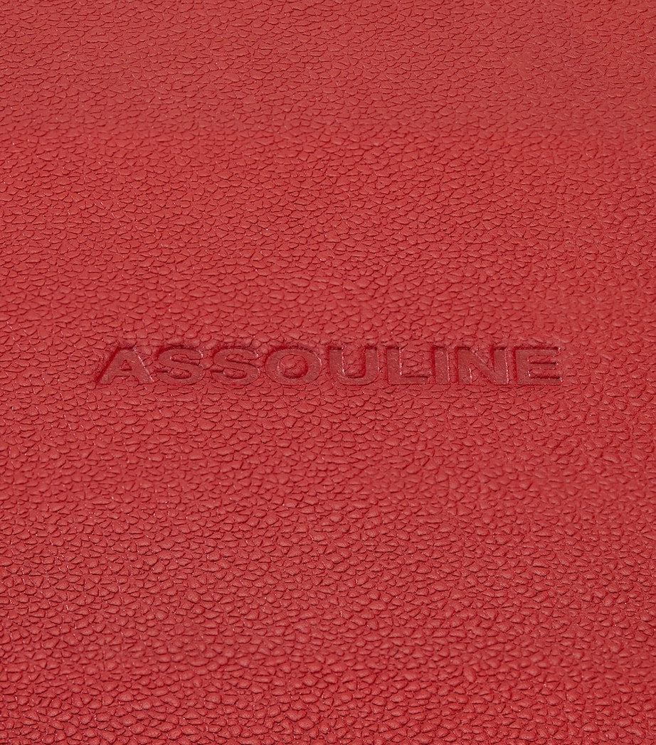Assouline pebbled leather backgammon set - British product