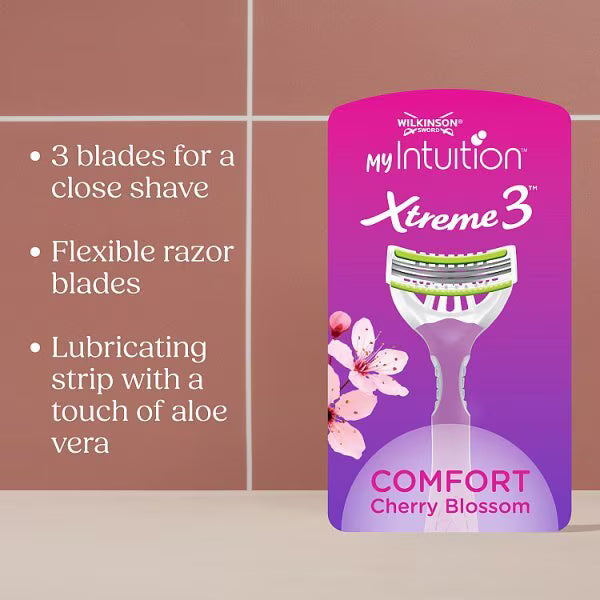 Wilkinson Sword Disposable Razors Cherry Blossom 4 Pack (British brand)