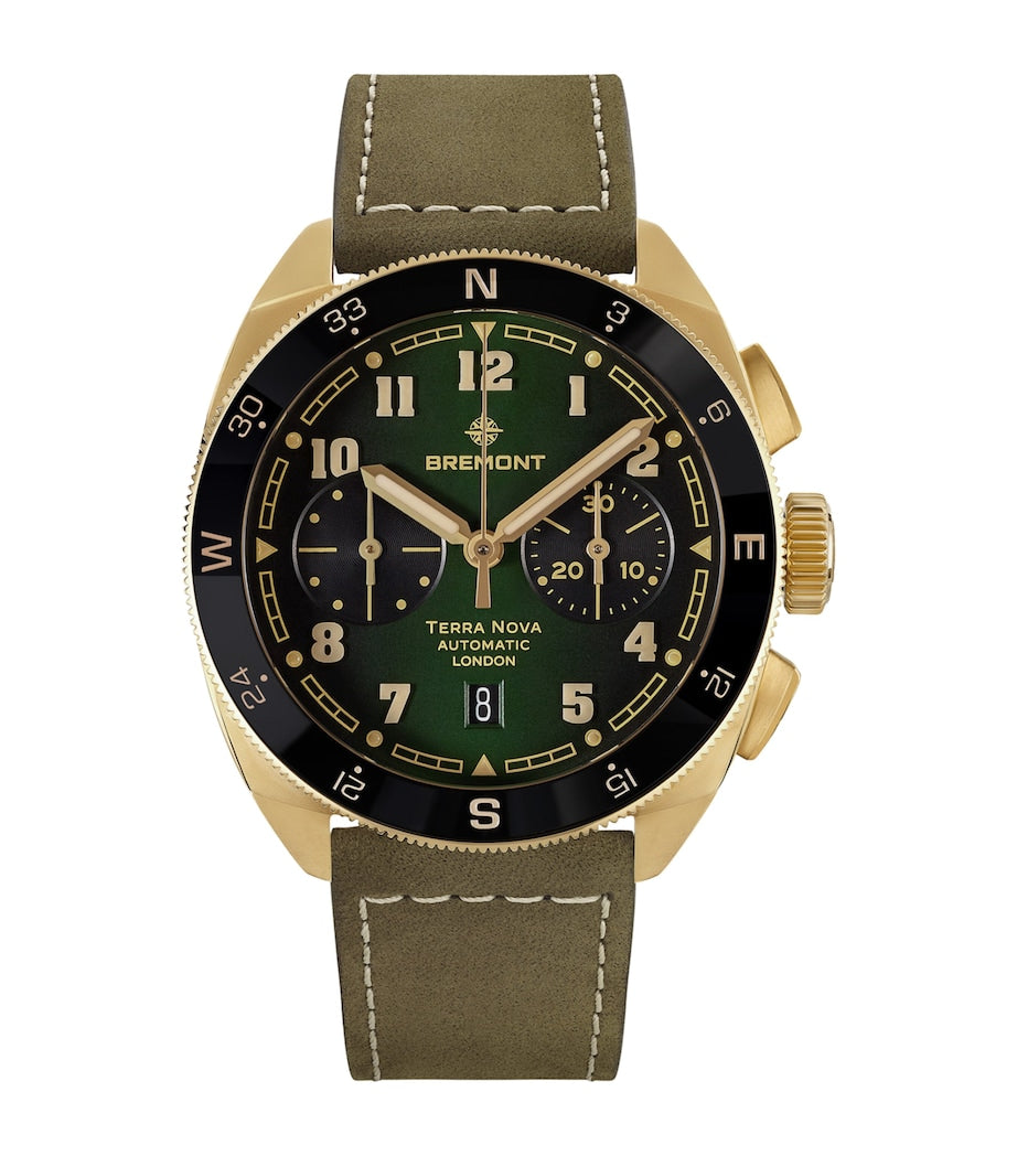 Bremont Bronze Terra Nova Chronograph watch 42.5mm (British brand)