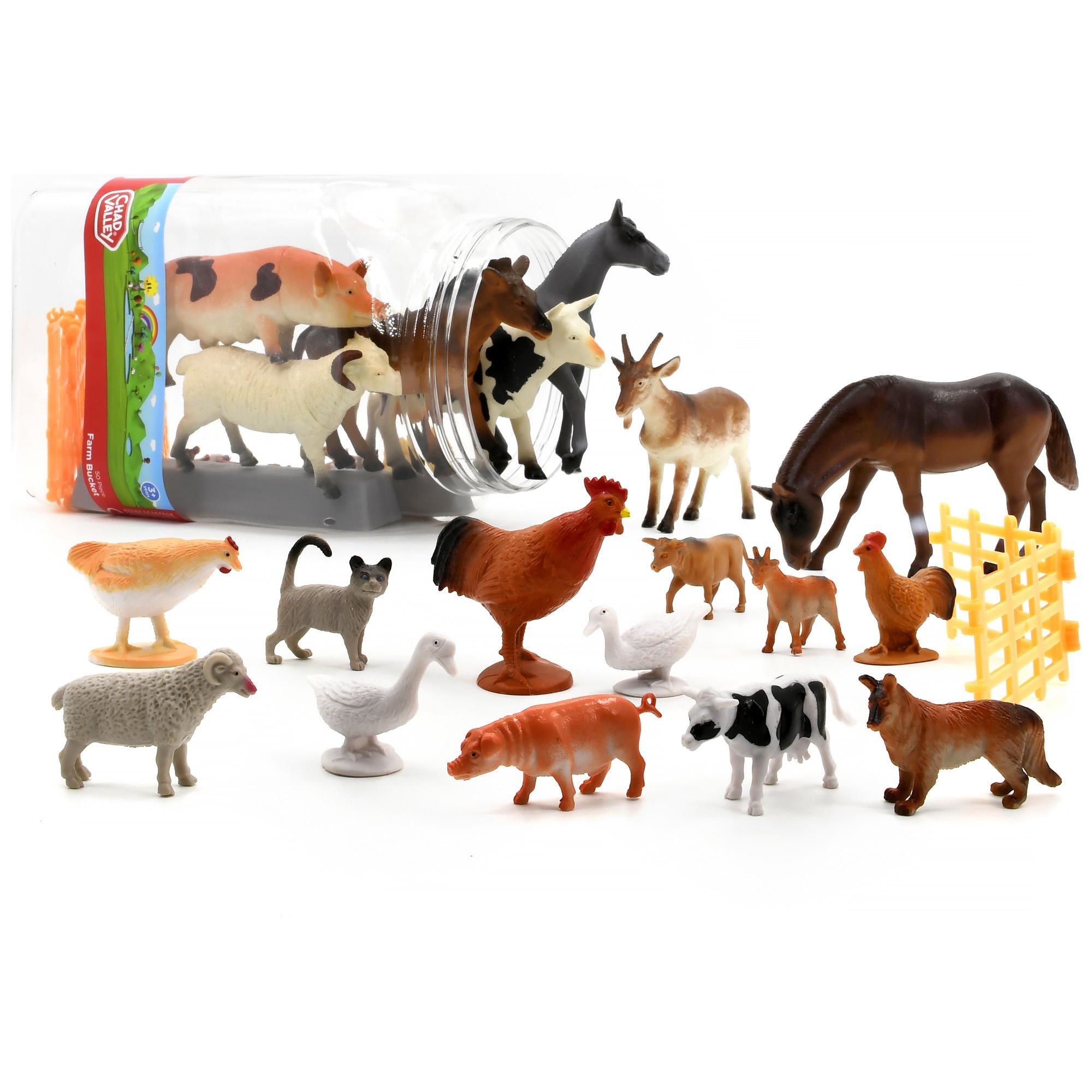 Chad Valley Farm Animals Bucket GOODS Sainsburys   