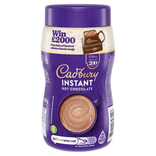 Cadbury Hot Chocolate Instant Jar 300g GOODS Sainsburys   
