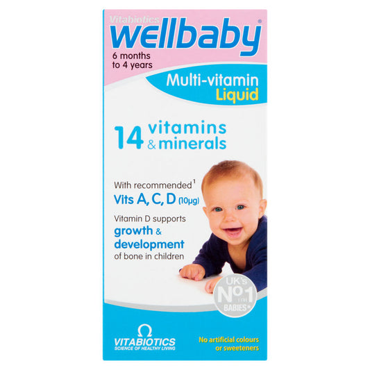 Vitabiotics WellKid Baby & Infant 6 Months to 4 Years Baby healthcare ASDA   