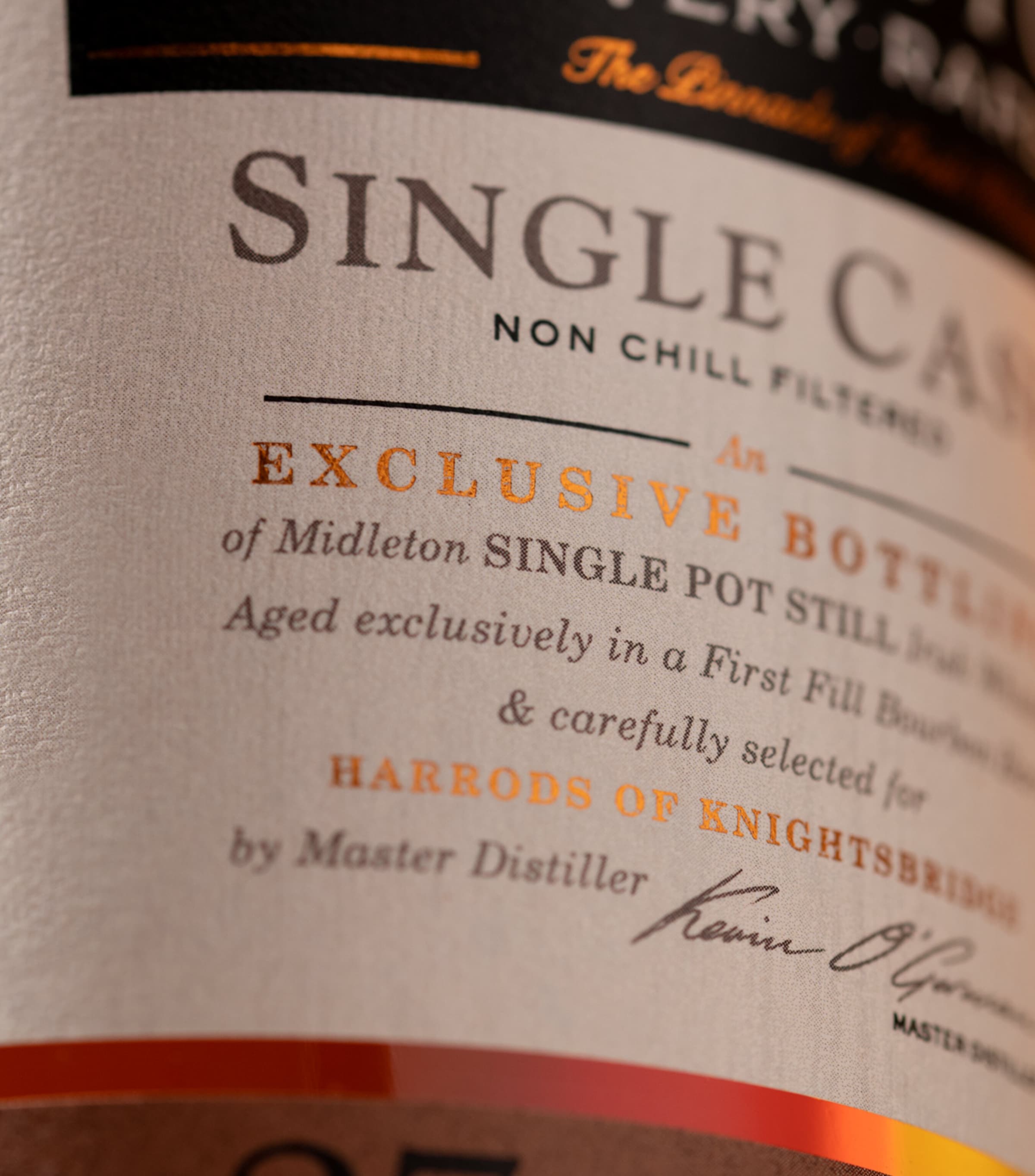 Midleton 27-Year-Old Single Cask Whiskey 70cl, importert fra Storbritannia