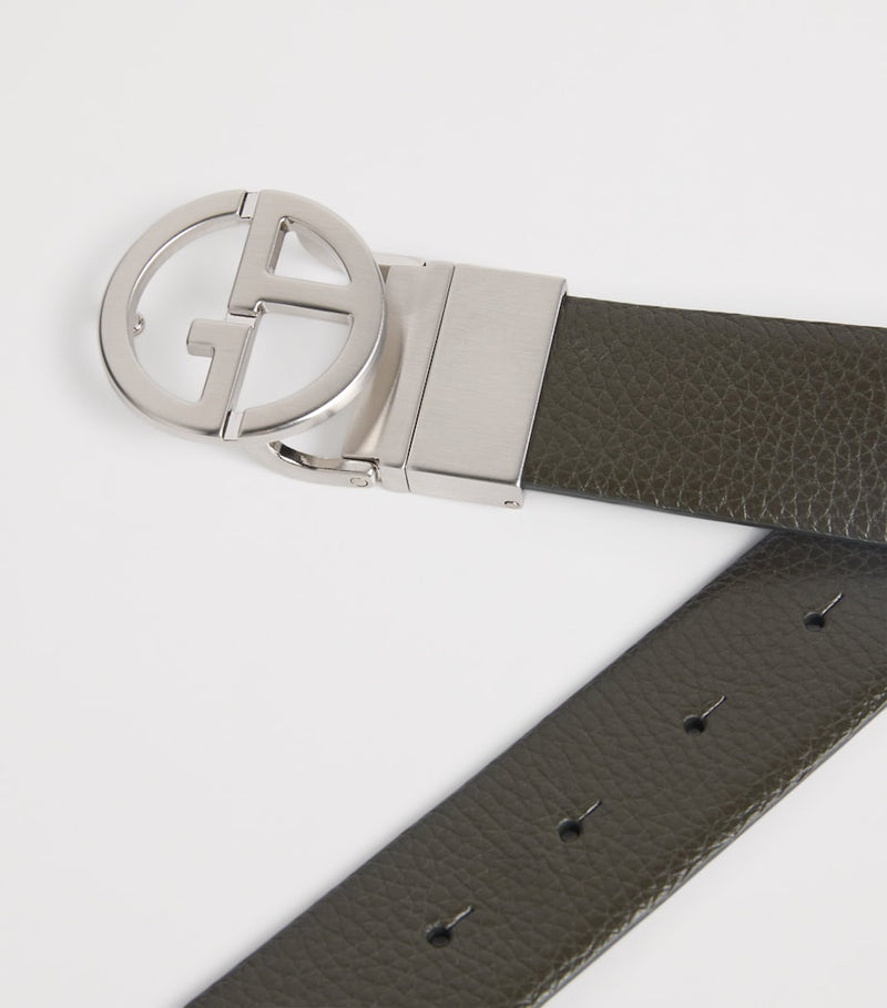 Giorgio Armani reversible leather belt strap - British product