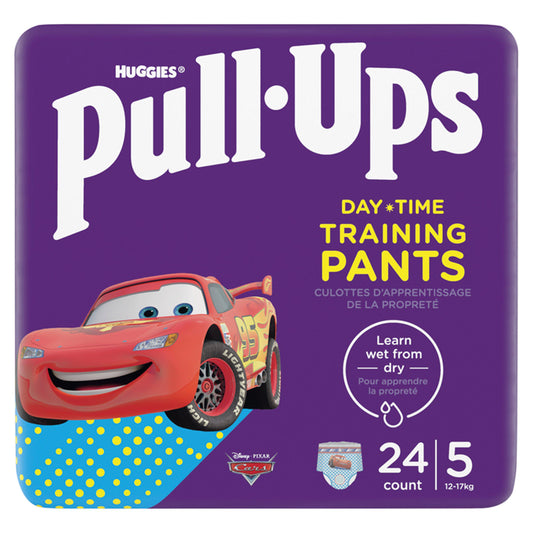 Huggies Pull Ups Explorers Boys Day Time Nappy Pants Age 1.5-3 Years Nappies Size 5, 12-17 kg x24 nappies Sainsburys   