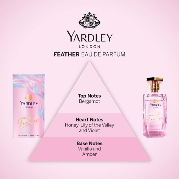 Yardley London Feather eau de parfum 100ml - British product