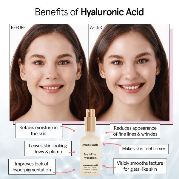 Grace & Stella Hyaluronic Acid Serum - Vegan - 50 ml GOODS Superdrug   