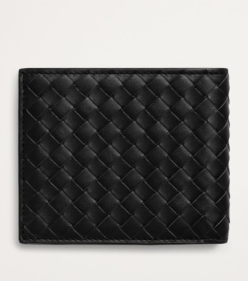 Bottega Veneta Intrecciato Leather bi-fold wallet, imported from the UK