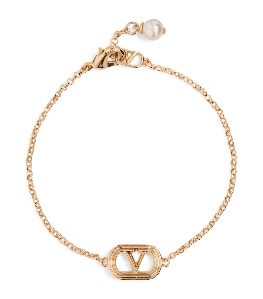 Valentino Garavani Ovalette VLogo bracelet, imported from the UK