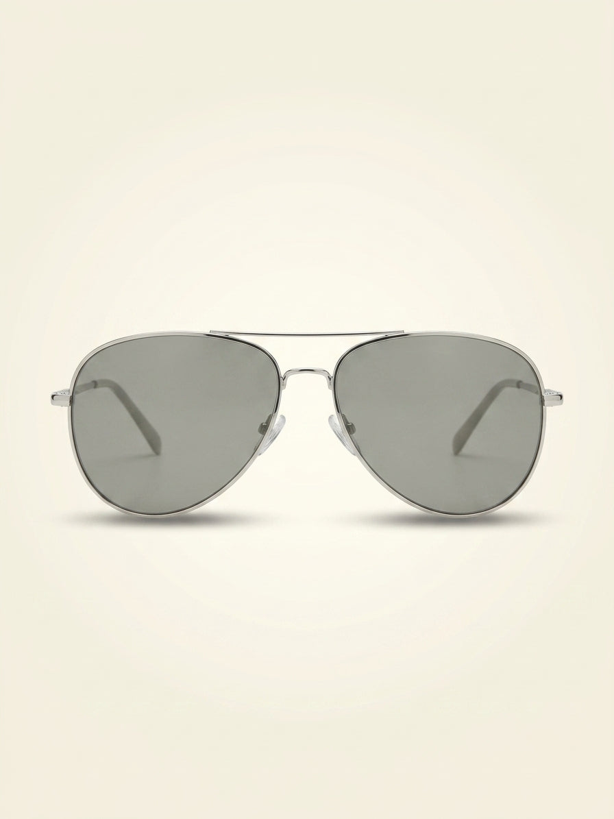 Prada PR 57YS aviator sunglasses in steel and polyamide (British brand)