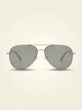 Prada PR 57YS aviator sunglasses in steel and polyamide (British brand)