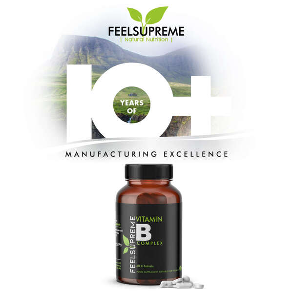 Feel Supreme Vitamin B Complex 60 tablets - British product