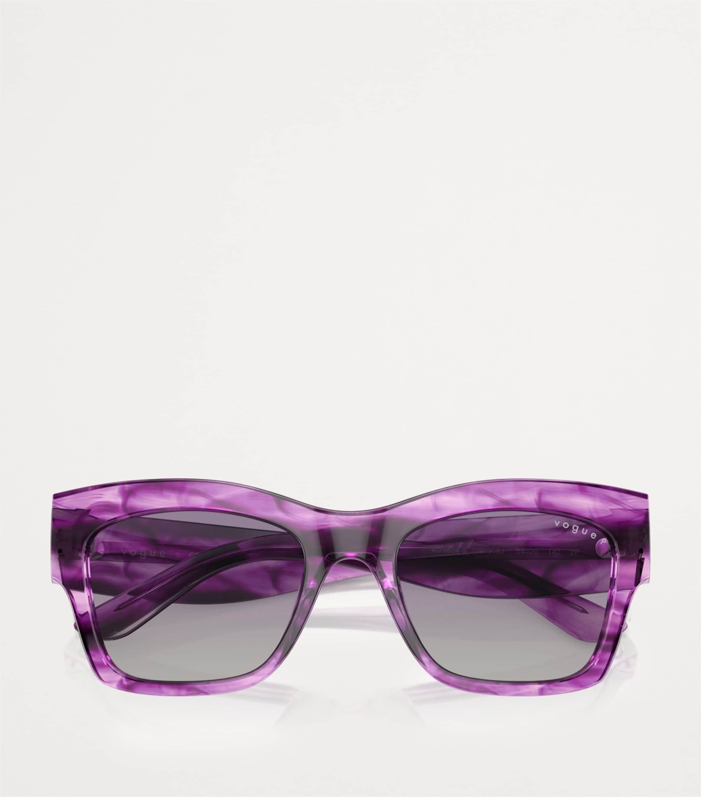 Vogue acetate sunglasses VO5524S with gradient lenses, UK version