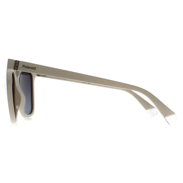 Polaroid white polarised sunglasses (British brand)