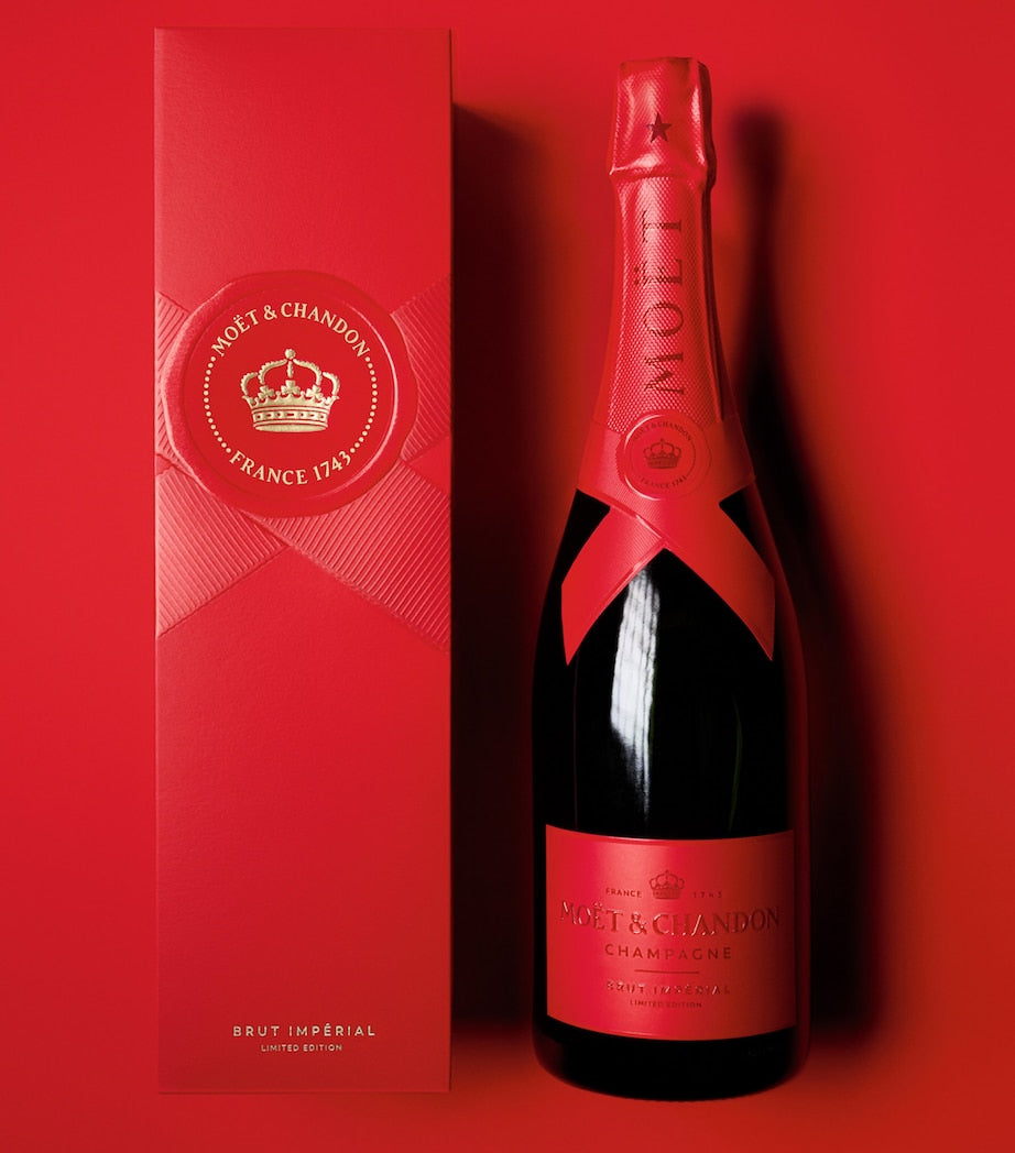 Moët & Chandon Brut Impérial Limited Edition Non-Vintage Champagne 75cl, imported from the UK