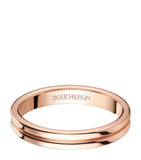 Boucheron Rose Gold Quatre Godron Wedding Band (British brand)