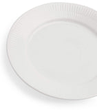 Royal Copenhagen white fluted porcelain plate 19cm, imported from the UK