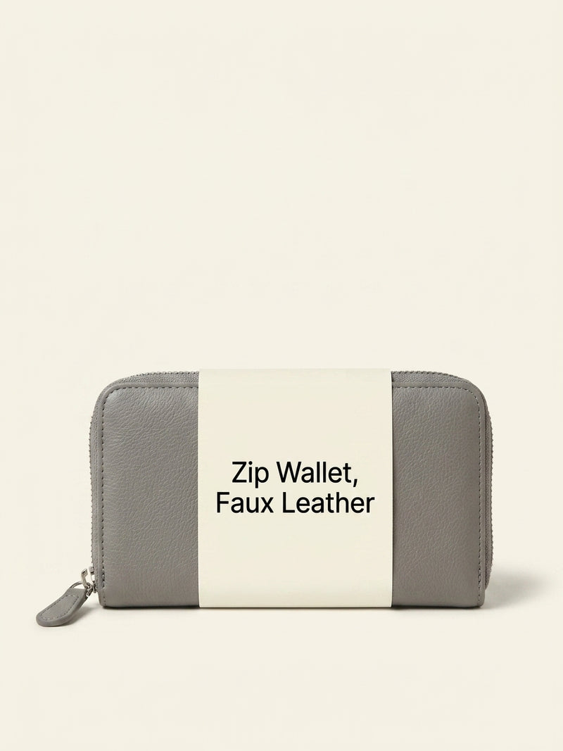 Vivienne Westwood Orb faux-leather wallet with zip fastening (British brand)