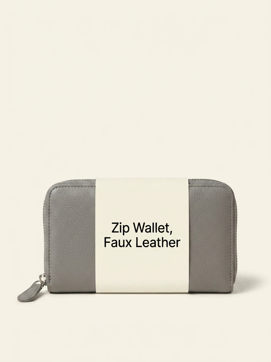 Vivienne Westwood Orb faux-leather wallet with zip fastening (British brand)