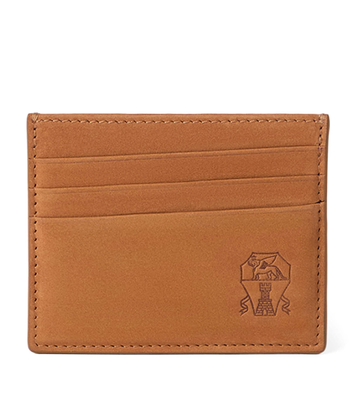 Nubuck Logo Card Holder