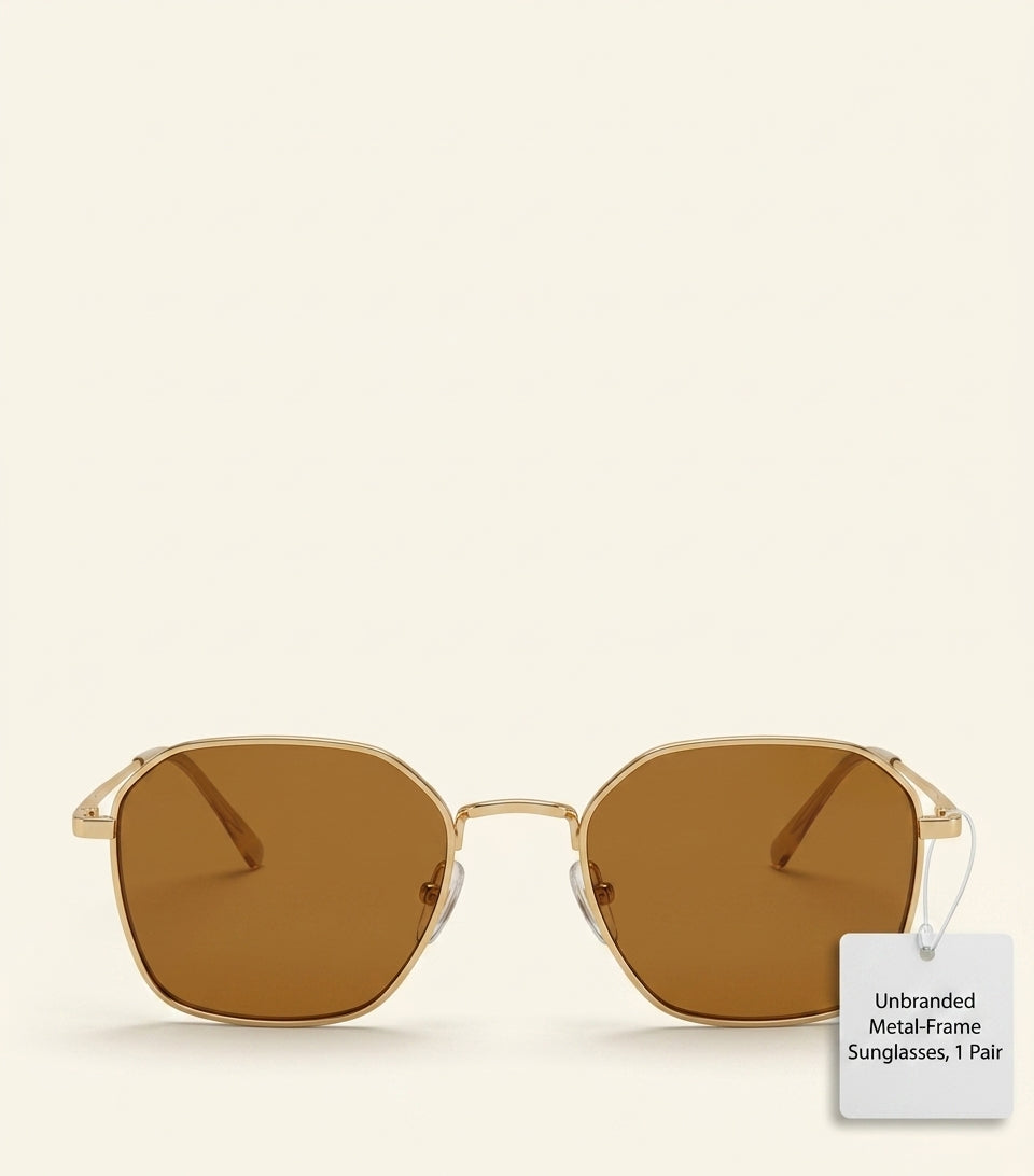Prada metal geometric sunglasses, UK version