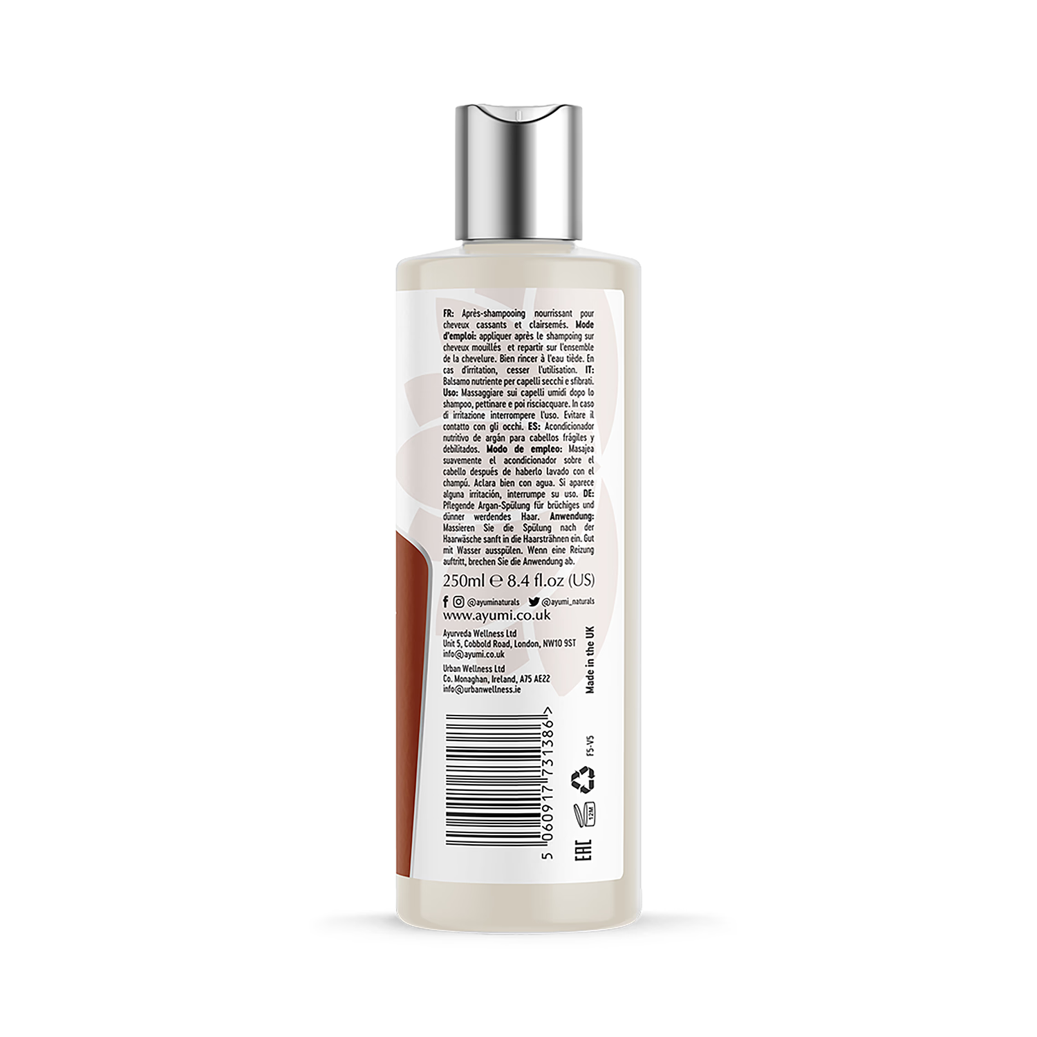 Ayumi Growth & Strengthening Conditioner 250ml, imported from the UK