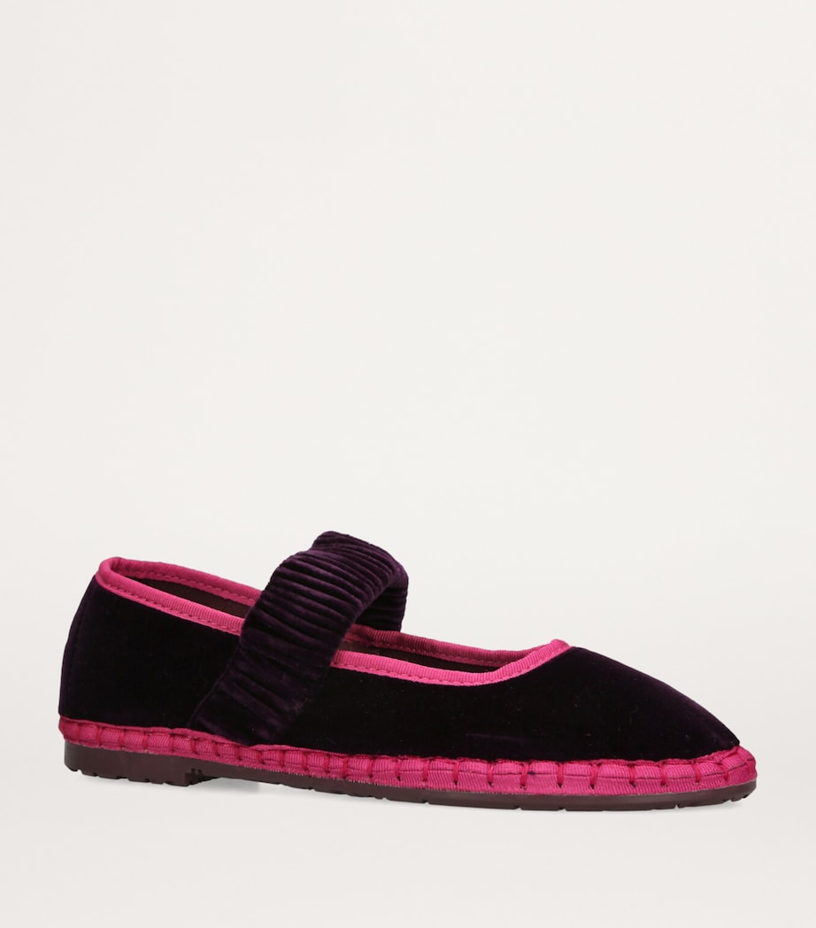 Flabelus Velvet Mafalda Espadrilles - British product