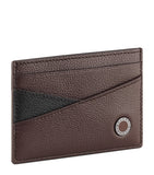 Bvlgari card holder grained calfskin leather - British product