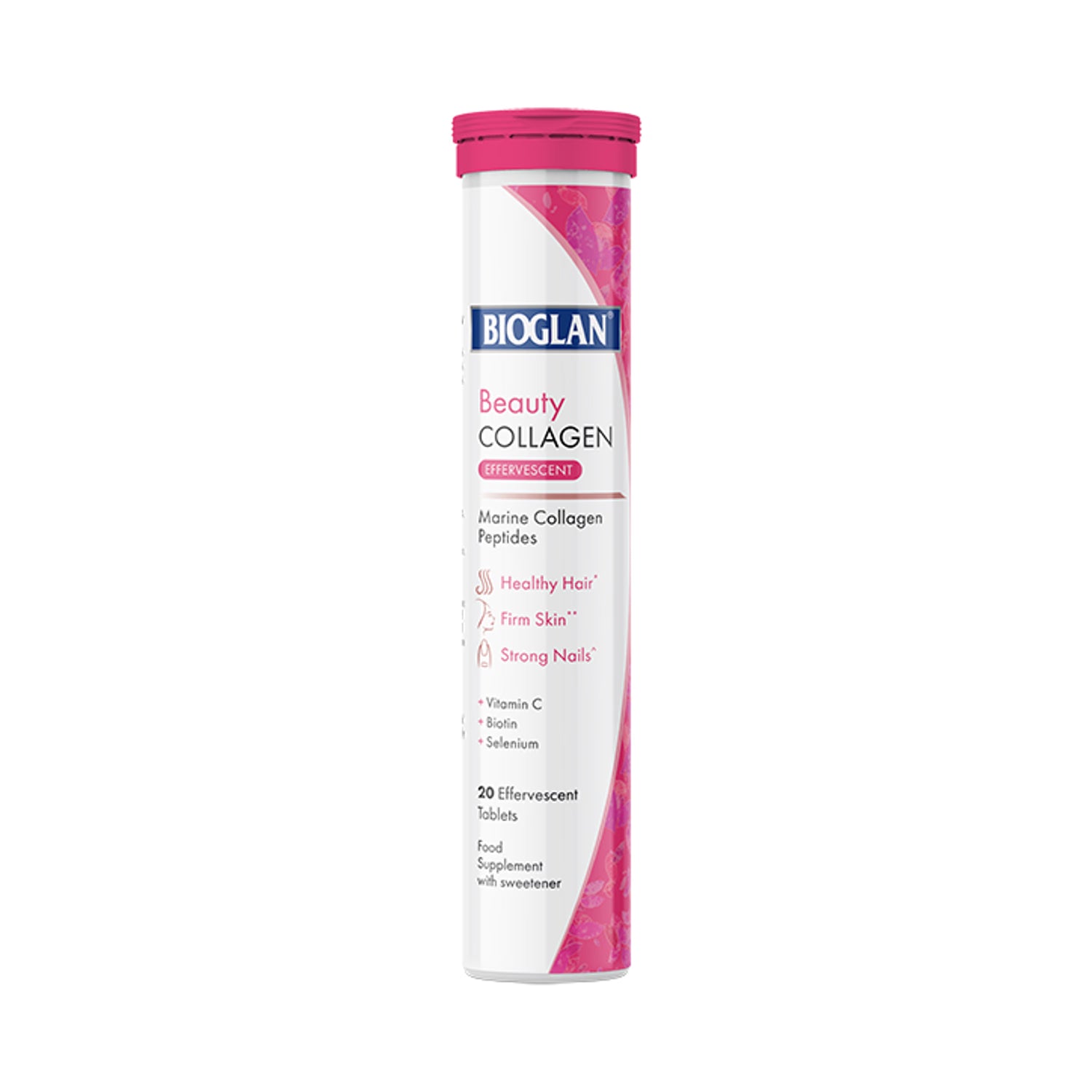 Bioglan beauty collagen effervescent tablets berry flavour 20 - British product
