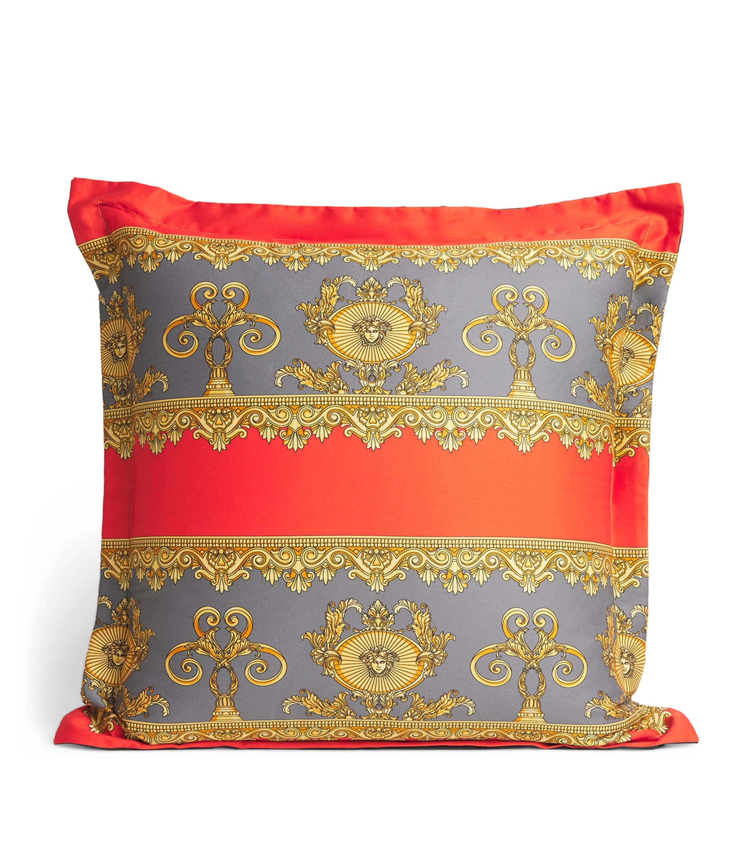 Versace Terry Satin I Love Baroque cushion 45cm x 45cm (British brand)