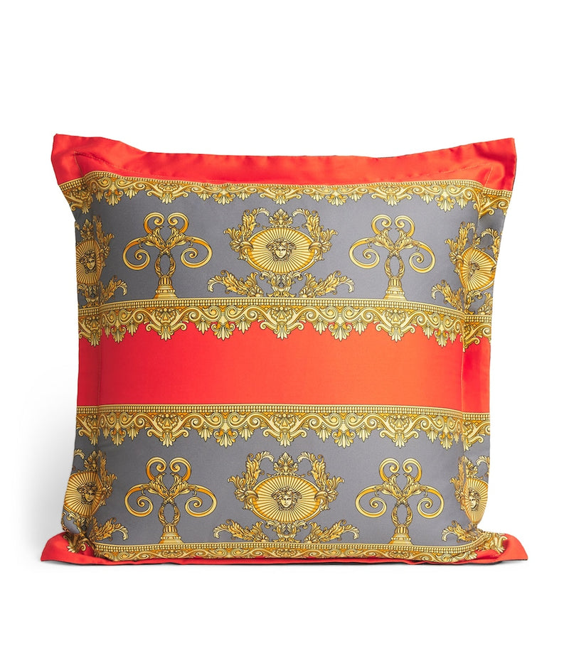Versace Terry Satin I Love Baroque cushion 45cm x 45cm (British brand)