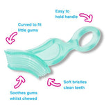 Brush Baby double chewable toothbrush and teether for babies, imported from the UK