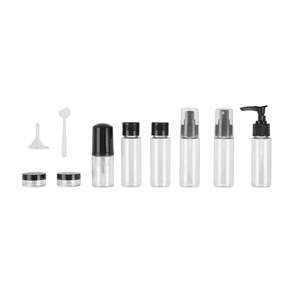 Livingandhome 11 piece travel bottle set, imported from the UK