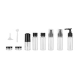 Livingandhome 11 piece travel bottle set, imported from the UK