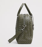 Bottega Veneta leather Intrecciato weave travel bag Getaway 24 Ore, 35x47x16 cm - British product