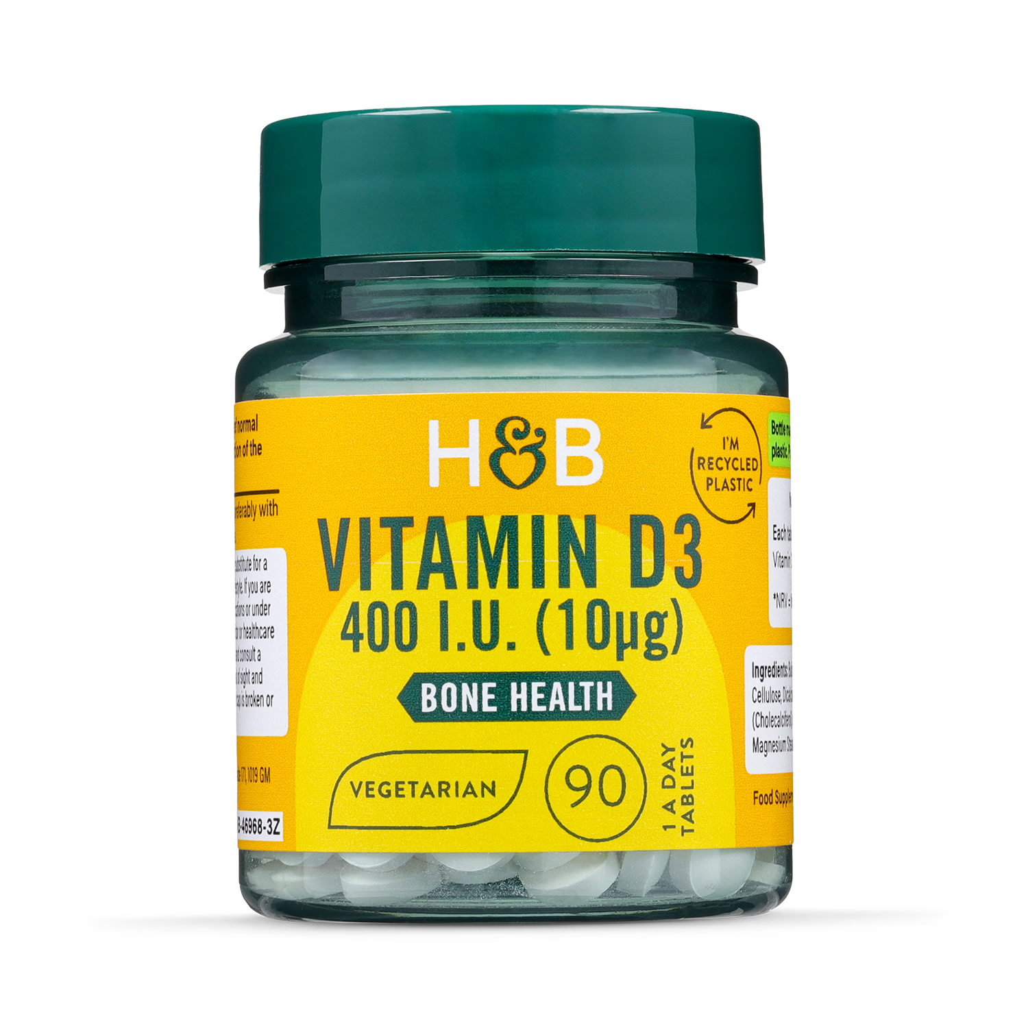 Holland & Barrett Vitamin D3 400IU 90 Tablets, UK version