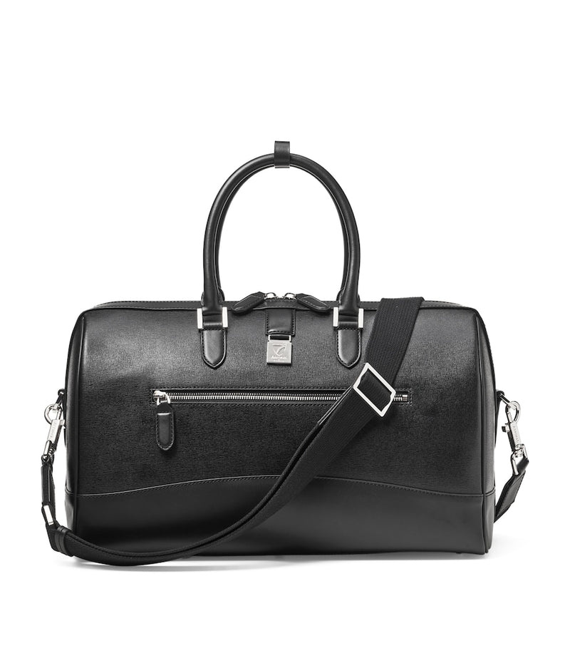 Aspinal Of London Leather Connaught Holdall - British product