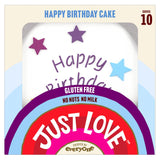 Just Love Food Company Birthday Celebration Nut Free Cake (Serves 10) GOODS Sainsburys   