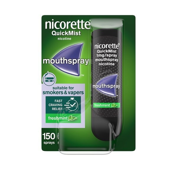 Nicorette® QuickMist 1mg Nicotine Mouthspray (Stop Smoking)