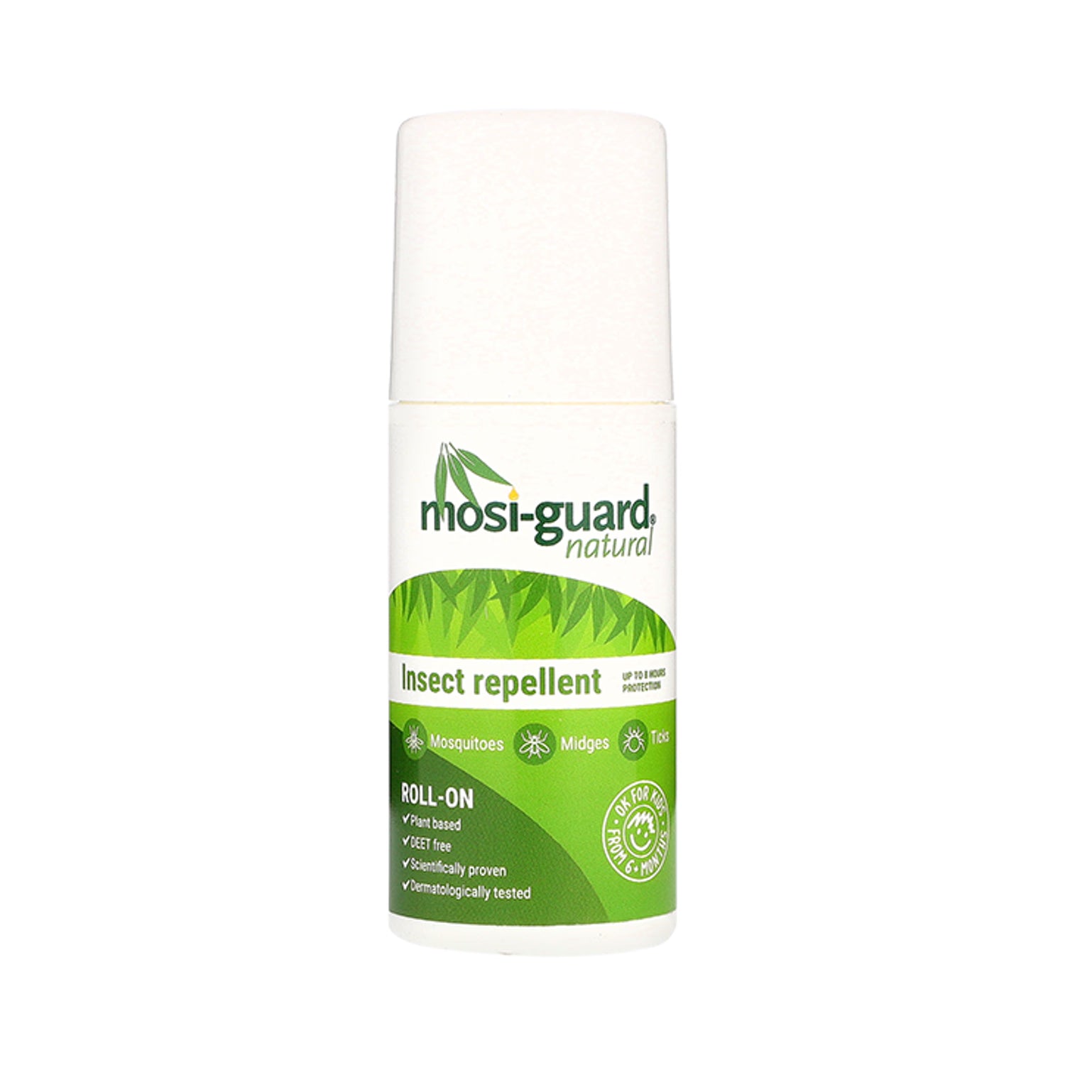 Mosi-guard Lemon Eucalyptus Roll-on 50g, imported from the UK