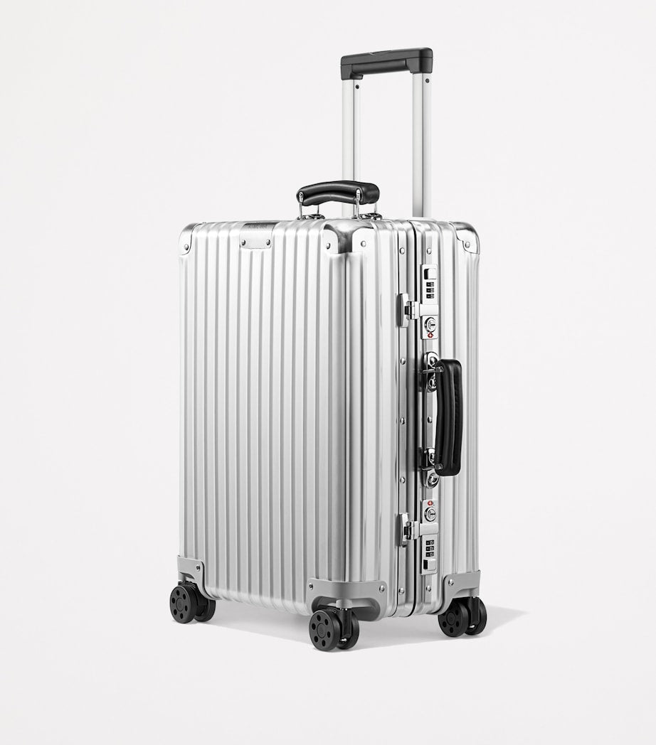 RIMOWA Aluminium Classic Cabin Suitcase 55cm, imported from the UK