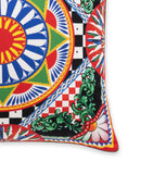 Dolce&Gabbana silk Carretto square cushion 45cm x 45cm - British product