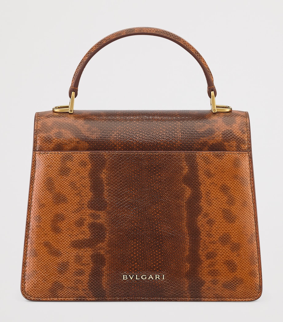 Bvlgari Serpenti Forever snakeskin top-handle bag, UK version