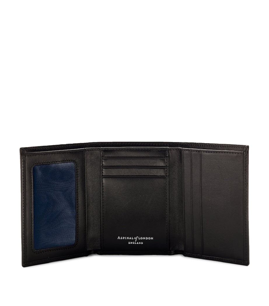 Aspinal of London leather trifold wallet (British brand)