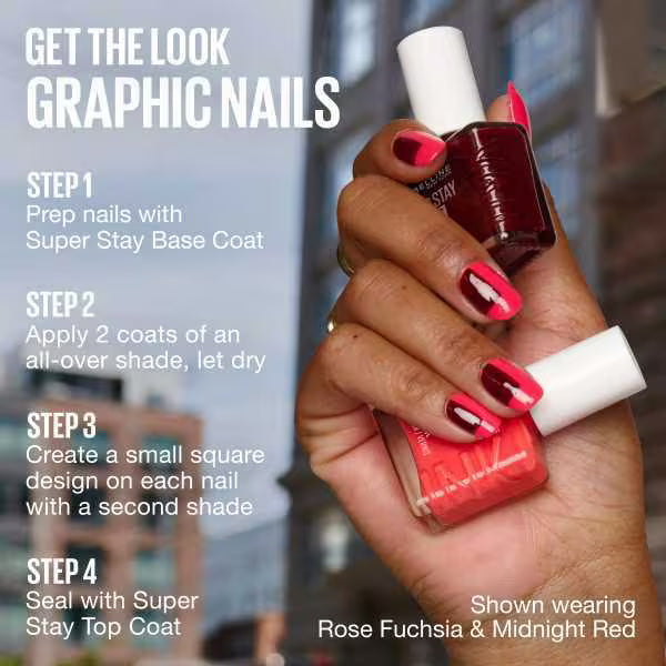 Maybelline Superstay Ink Bonder New Wave nail polish, imported from the UK