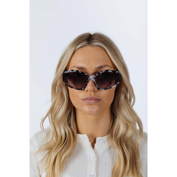 SVNX angular cat-eye sunglasses in multi (British brand)