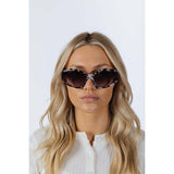 SVNX angular cat-eye sunglasses in multi (British brand)