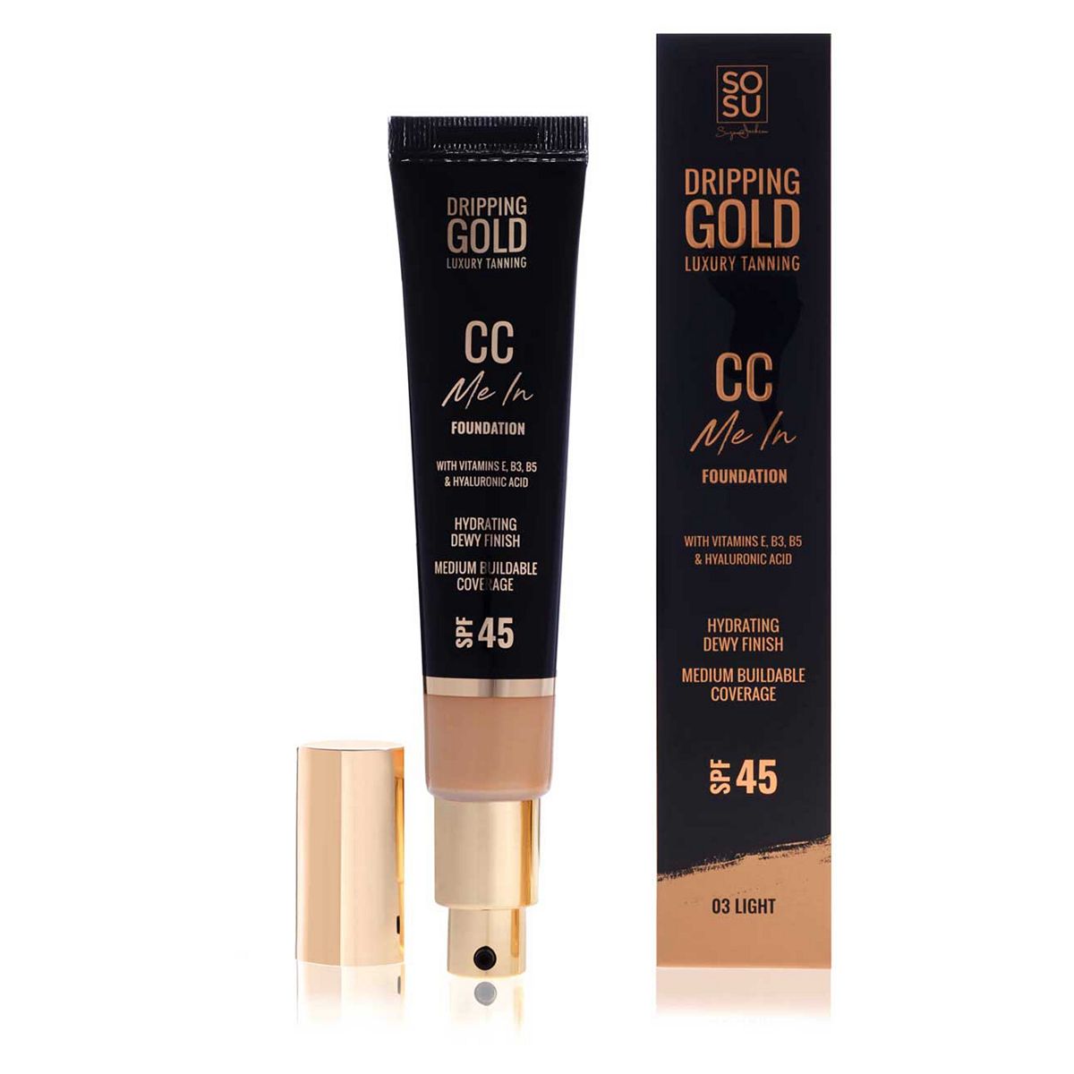 SOSU Dripping Gold CC Cream SPF 03 32ml Body Care Boots   