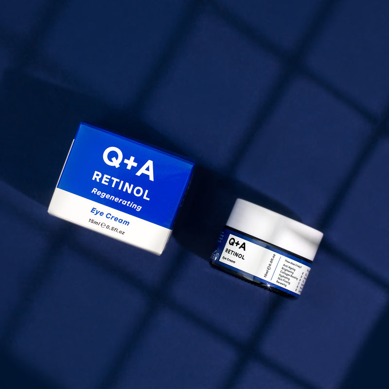 Q+A retinol eye cream for dark circles 15ml - British product